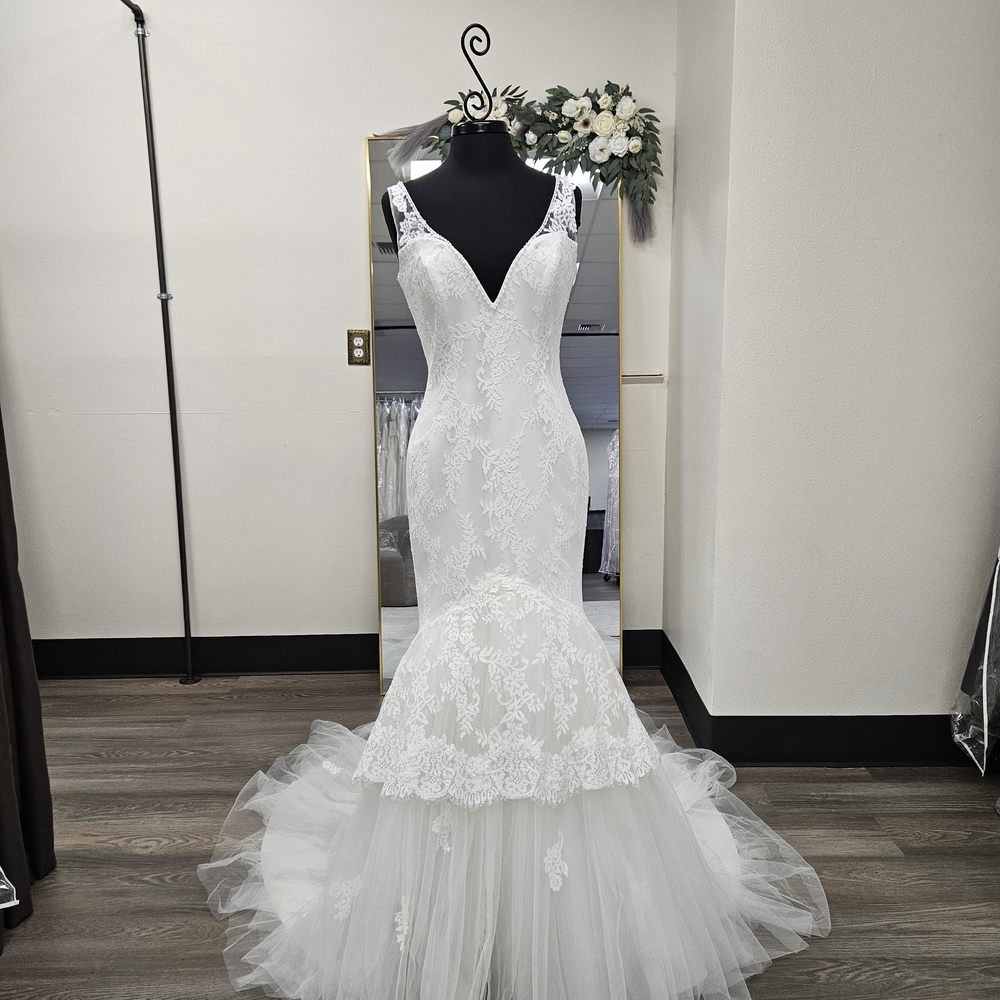 Ivory, Mermaid, Lace Wedding Dress